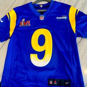 Youth Nike Los Angeles Rams Game Jersey Stafford Super Bowl